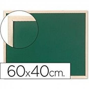 Pizarra verde Q-connect marco de madera 60 x 40 cm Verde