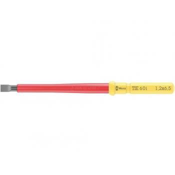 Lame VDE 1,2 x 6,5 x 157 mm Wera pour vis fente