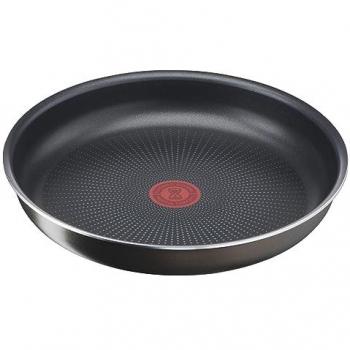 Poêle Tefal Ingenio Easy Plus 28 cm en aluminium, Non induction, Antiadhésif, Empilable, Compatible lave-vaisselle