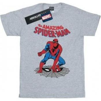 T‑Shirt Marvel Spiderman a Maniche Lunghe