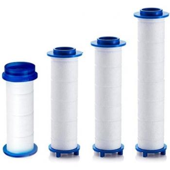 Cabezal de ducha con filtro de agua, 4 piezas, algodón PP para cloro y fluoruro