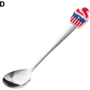 Cuchara de Helado de Acero Inoxidable con Caricatura para Niños
