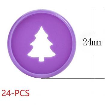 24MM Mushroom Hole Button Discs