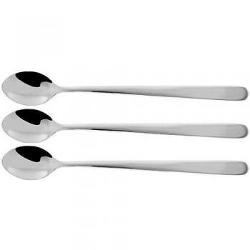 Fackelmann Long Drink Spoons  19Cm, stainless steel, color inox, 3 pieces