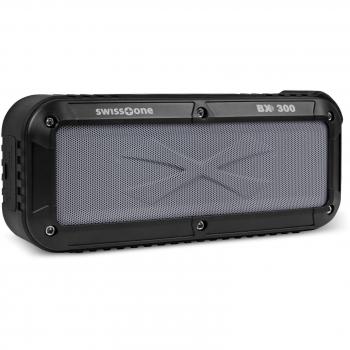 Swisstone BX 300 Stereo portable speaker 3W Black, Silver