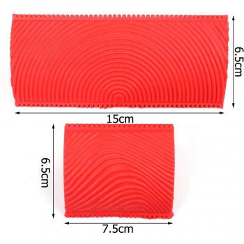2-Piece Texture Roller for Home Decor