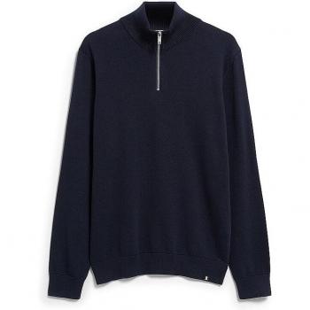 Armedangels Herren Troyer Pullover FAABES in Marine XXL