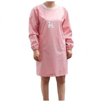 Blouse de toilettage PU, longue manche, anti‑statique, étanche