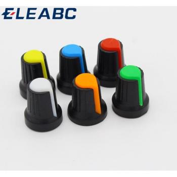 Pots à boutons de contrôle colorés, diamètre 6 mm, hauteur 17 mm