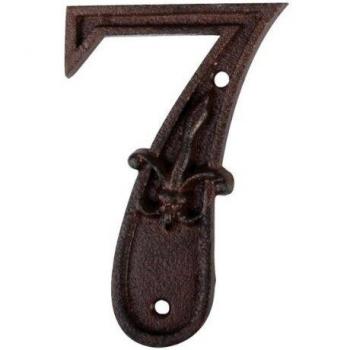 Gusseiserne Hausnummer 7 von Esschert Design