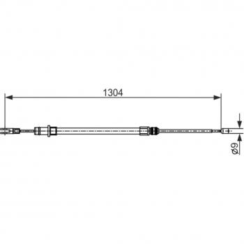 Bosch Handremkabel 1 987 482 431