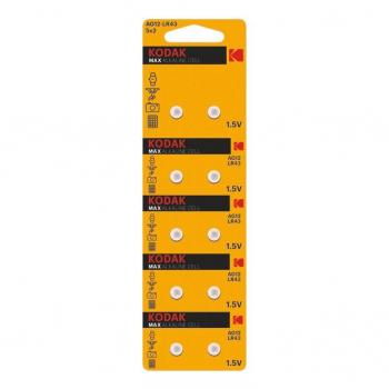 Kodak MAX AG12/LR43 Litiumbatteri