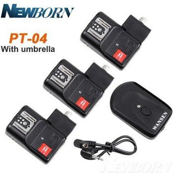 4-Channel Radio Flash Trigger with Umbrella Holder for Canon Nikon Pentax Olympus Yongnuo