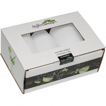 Transparente Mojito‑Design‑Gläser – 0,35 L, 6‑er Packung