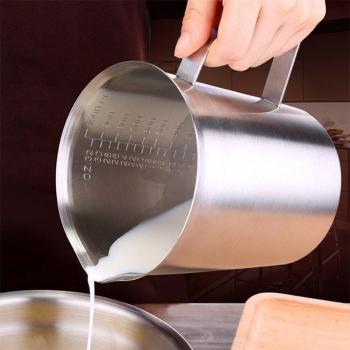 Edelstahl 304 Messbecher mit Messskala 2000ml, 1000ml, 500ml