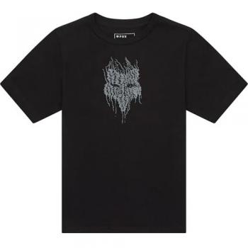Fox Kids Bark T-shirt Svart med kort ärm
