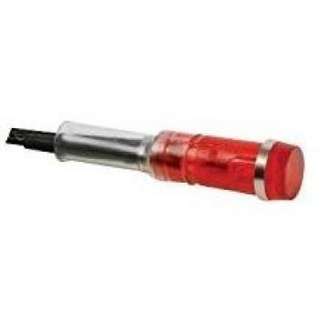 Fuente Piloto Rojo Redondo 220V 9mm con Conexión