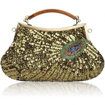 Ladies Vintage Beaded Makeup Purse