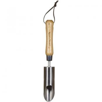 Kent & Stowe Piantabulbi – Taglia Buche Manuale in Acciaio Inossidabile con Manico di Frassino, 30 cm