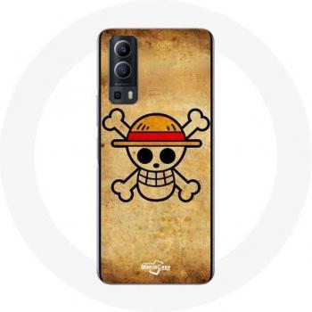 Funda Vivo Y72 Manga One Piece Calavera Tete de Mort