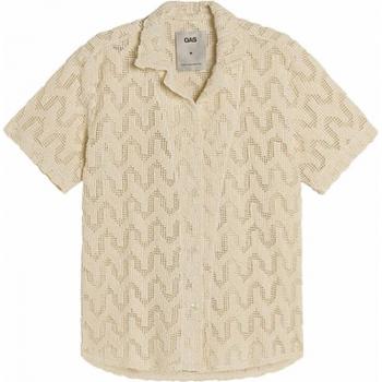 Short Sleeve Crochet Shirt L Beige – Atlas Cuba