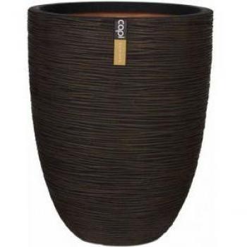 Laage Bruine Bloempot Capi Nature Rib NL, 35x47 cm