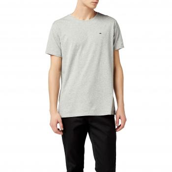 T‑shirt Tommy Jeans Original Flag manica corta grigio (Taglia XXL)