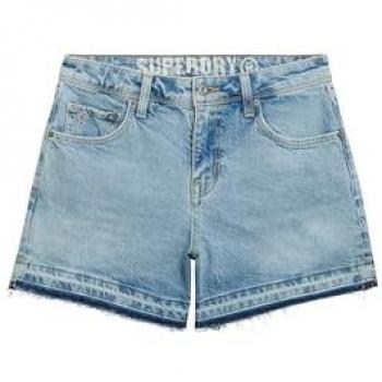 Superdry Damen Shorts in blassem Azurblau