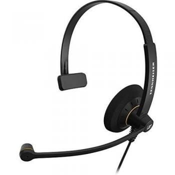 Epos Sennheiser Circle SC 30 USB ML Headset einseitig (mono) mit Mikrofon, Schwarz