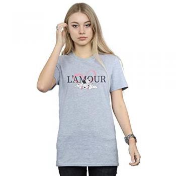 Disney 101 Dalmatians L'Amour Grey T-Shirt
