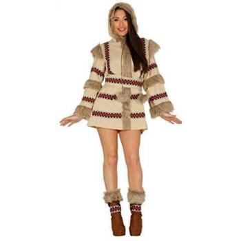 Guirca Costume Adulta Eschimese, taglia 42-44, 86112.0
