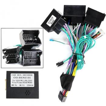 Cadre d’autoradio 10 Redkid avec cordon d’alimentation pour Benz Vito