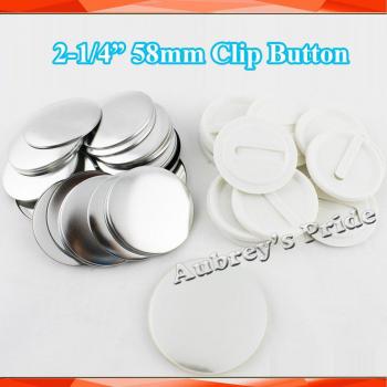 21/4 58mm Badge Button Clip Supplies
