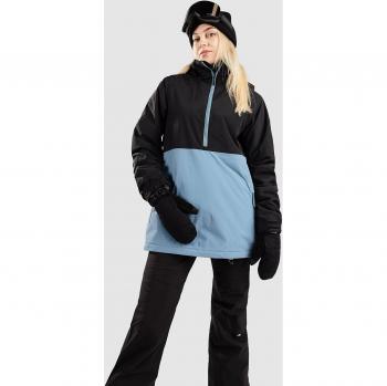 Maglione blu con chiusura zip centrale Apertura Apres