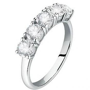 Luz de Luna: Anillo más brillante en plata 925