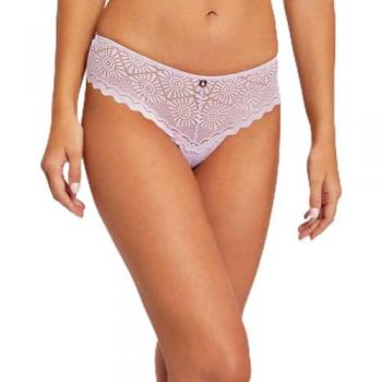 Shorty tanga parme Lison violet – Taille moyenne