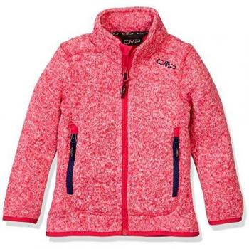 Veste fille CMP polaire tricotée 152 cm – teinte Ibisco‑Bianco