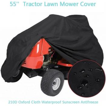 55 Oxford Cloth Lawn Mower Cover 210D Waterproof Antifreeze