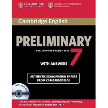 Cambridge English Preliminary 7 Student's Book Pack