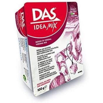 Pasta da modellare marmorizzante DAS Idea Mix 100 g. Rosso di Verona