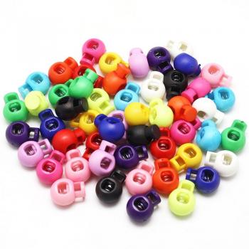 Hysagtek 50‑Item Pack: 13‑Color Plastic Round Lock Stoppers
