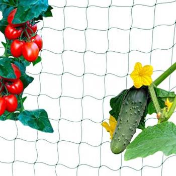 Filet maille 10 cm tuteur plantes 180×360 cm – Relaxdays