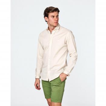 Camisa spagnolo slim liso blanco hombre