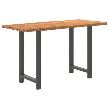 Marron Clair Table de Bar en Chêne Massif – Rectangle 180 cm × 80 cm (Vidaxl)