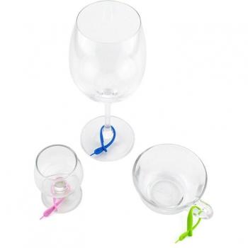 Tazas de Silicona con Etiquetas de Color