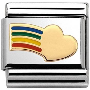 Nomination Composable Cuore Arcobaleno