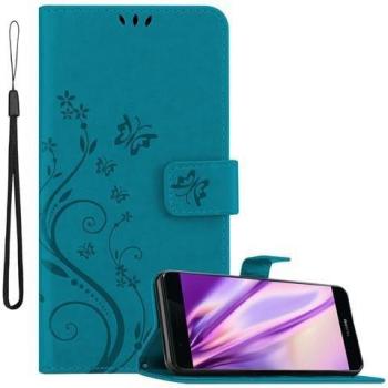 Protezione Magica Blu Huawei P9 Plus con Motivo Fiore