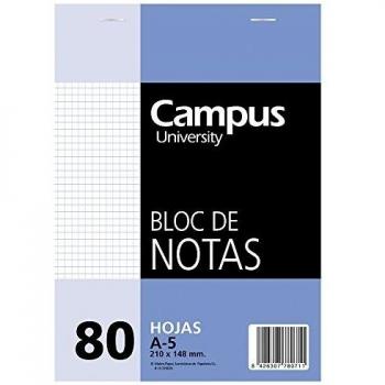 Bloc de notas A5 sin líneas perforado