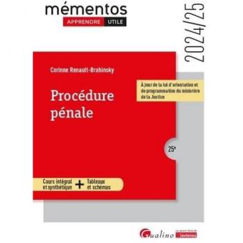 Procédure Pénale: À Jour De La Loi D'Orientation Et De Programmation Du Ministère De La Justice