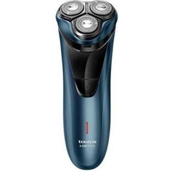 Taurus 3 Side Shave afeitadora inalámbrica de 3V, color azul, recortador, cepillo de limpieza, tapa protectora, batería, sin cable, cortapatillas